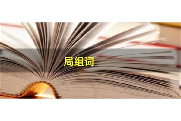 局怎么组词