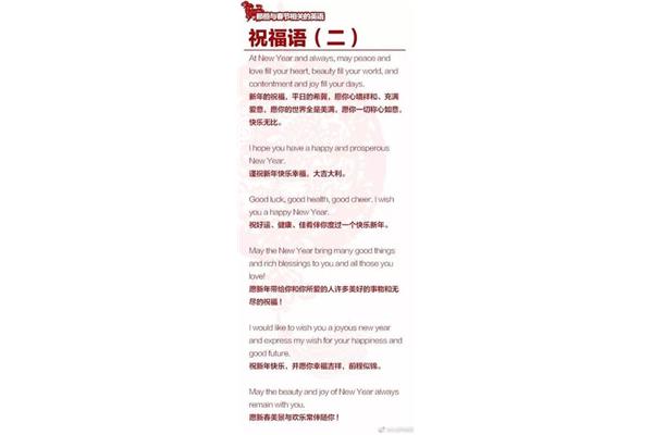 祝福的语言