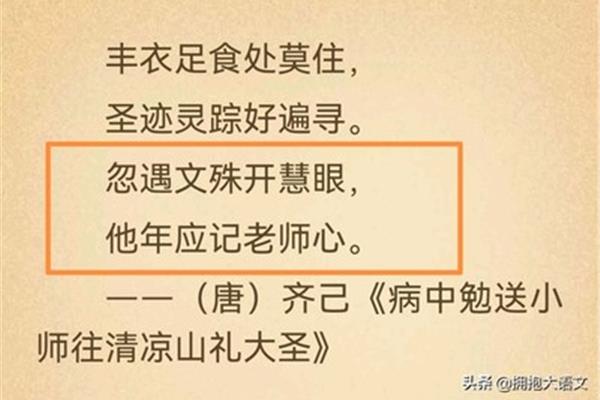 夸赞老师的诗句