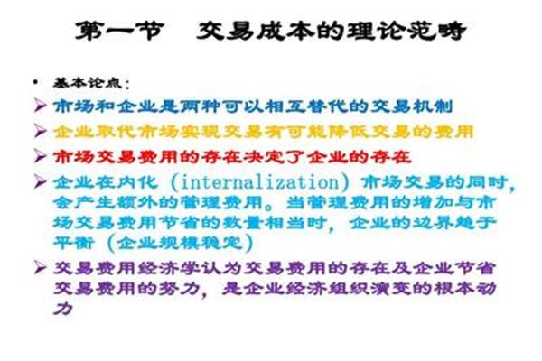 交易成本理论