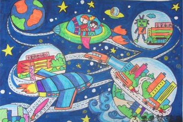 科幻画作品大全