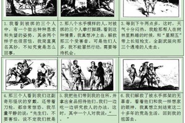 鲁滨逊漂流记情节