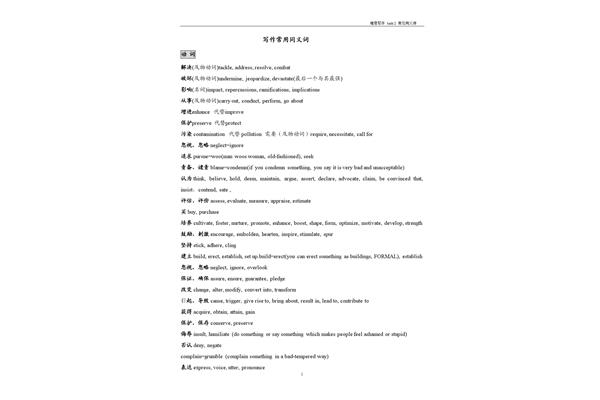 解决的同义词
