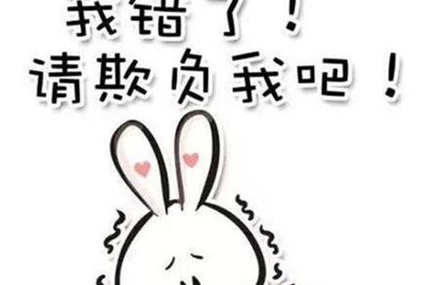 道歉认错的话