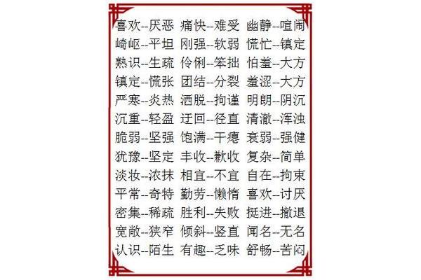 痛快反义词