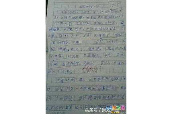 玩游戏的作文