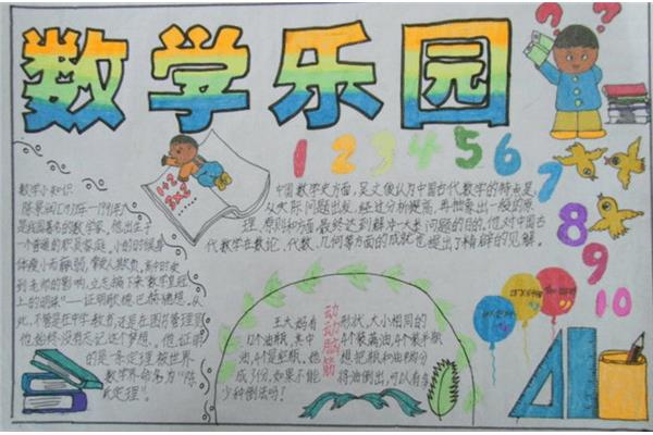 数学手抄报内容