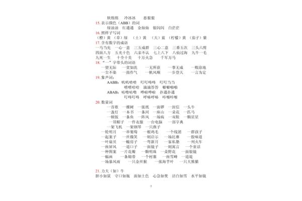 表示绿的词语