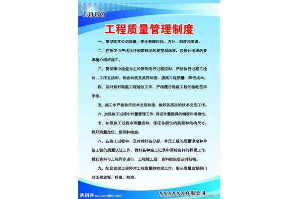 质量管理制度