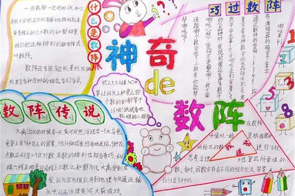 数学手抄报内容