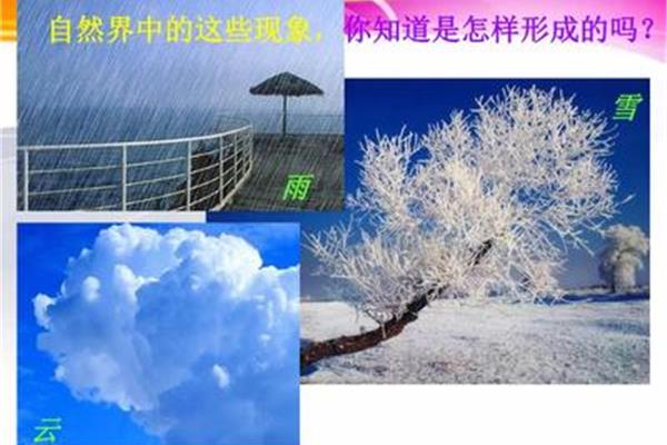 雪是怎样形成的