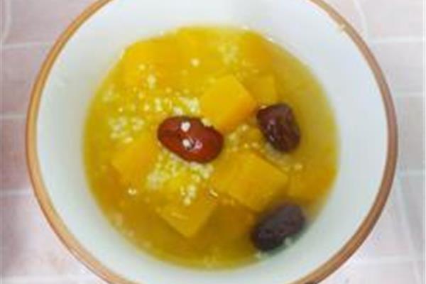 小米南瓜红枣粥