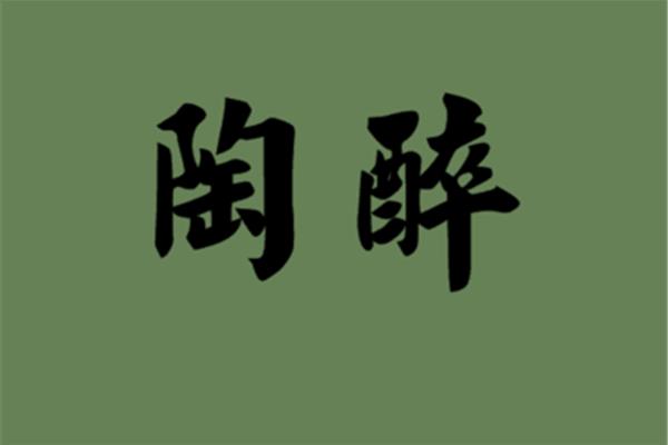 沉醉近义词
