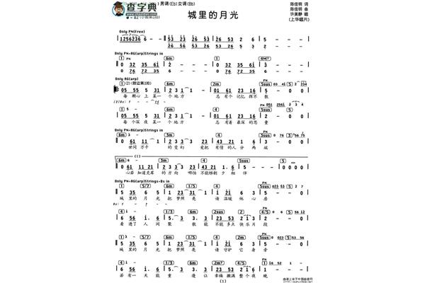城里的月光歌词