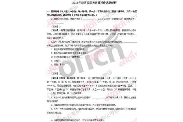 经济类联考