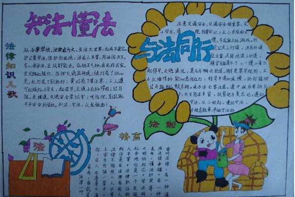 普法手抄报内容