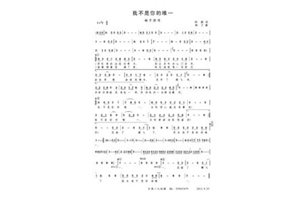 你不是我的唯一