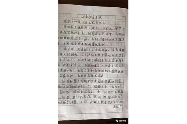 少年强则国强作文
