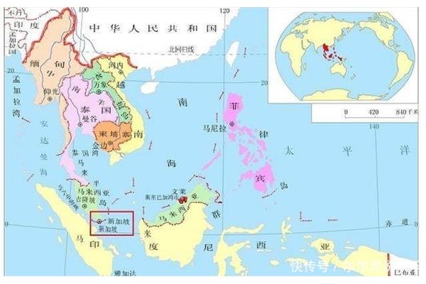 新加坡位置