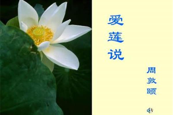 爱莲说背景
