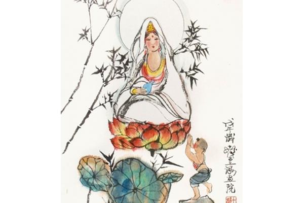 童子拜观音