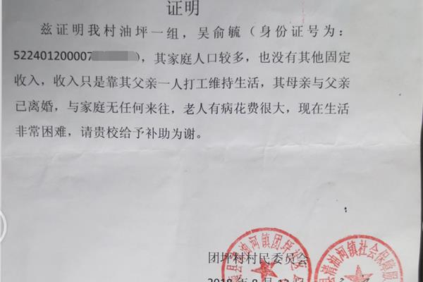 村委会证明
