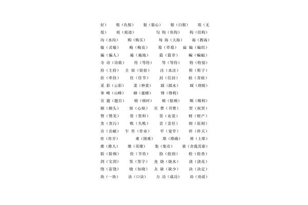 谓换偏旁组新字