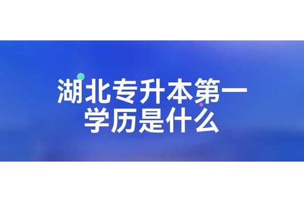 专升本第一学历