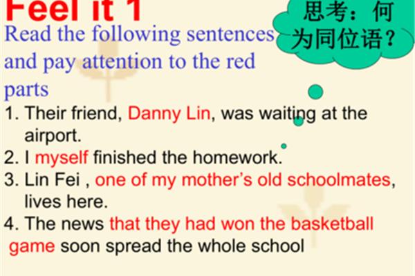 英语同位语