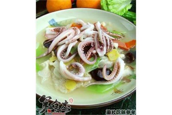 鱿鱼汤怎么做