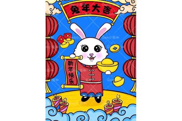 儿童新年画