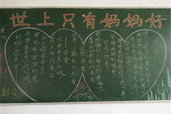 母亲节板报