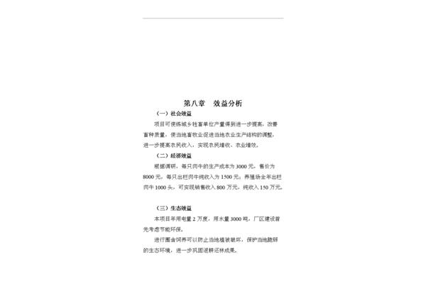 项目分析报告
