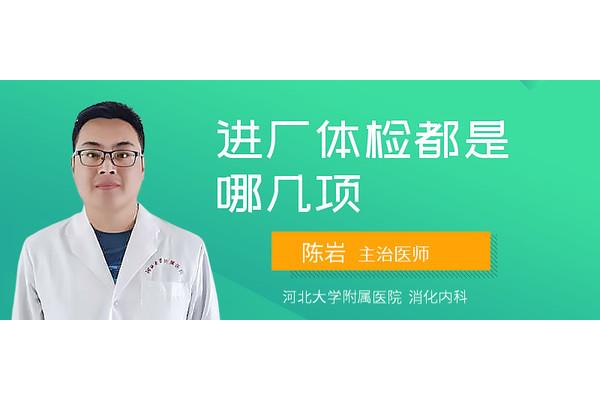 体检最主要的几项