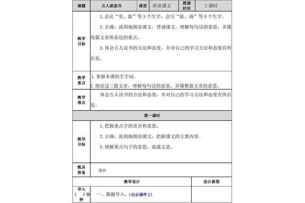 谈读书教案