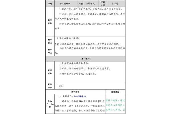 谈读书教案