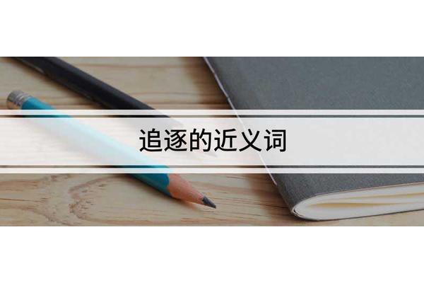 追逐的近义词