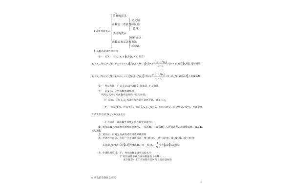 高一必修一数学
