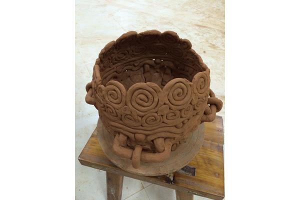 泥塑作品图片