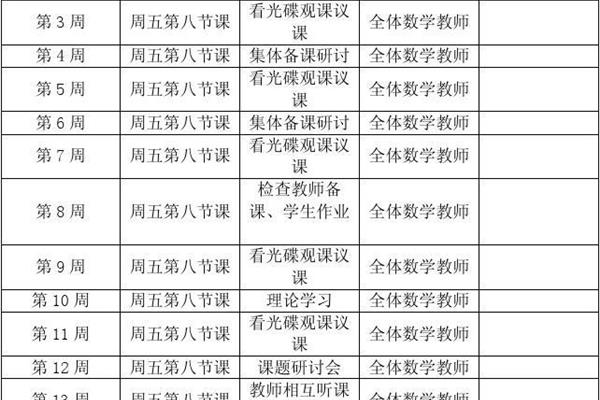 小学教研计划