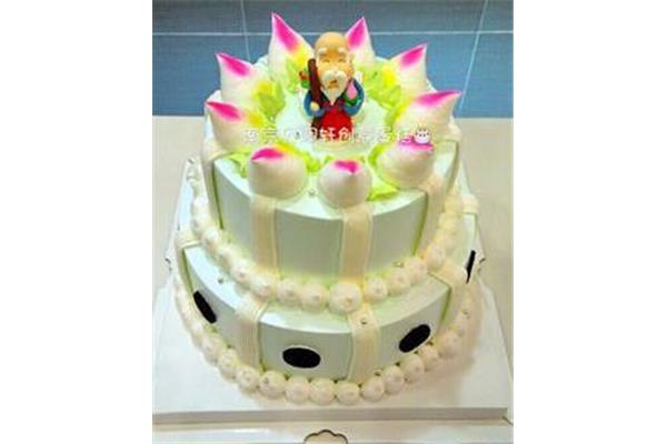 60大寿生日蛋糕