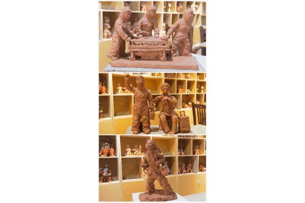 泥塑作品图片