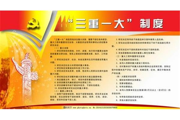 三重一大内容