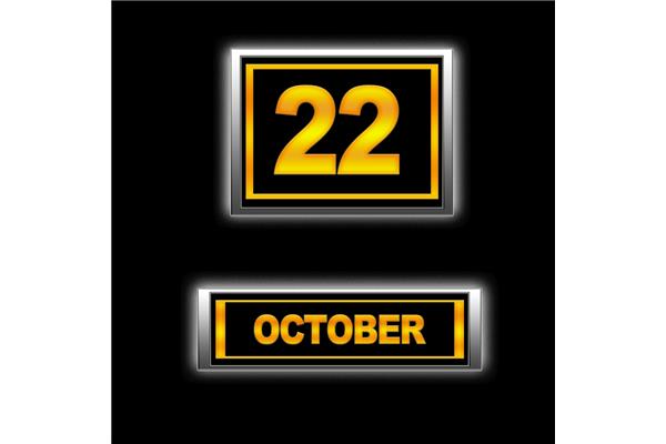 10月22号