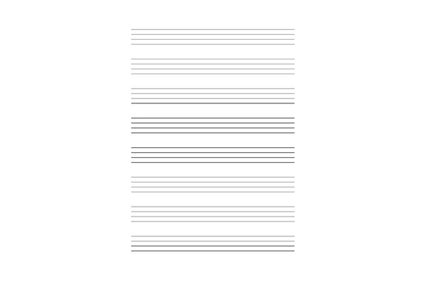 拼音四线三格模板