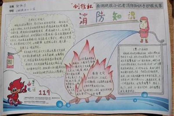 防火手抄报内容