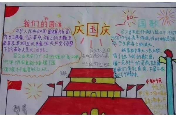 小学生国庆手抄报