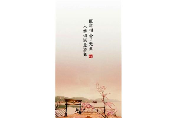 直到相思了无益