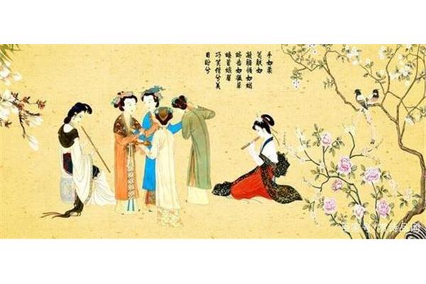 垂泪对宫娥