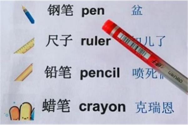 尺子用英语怎么读